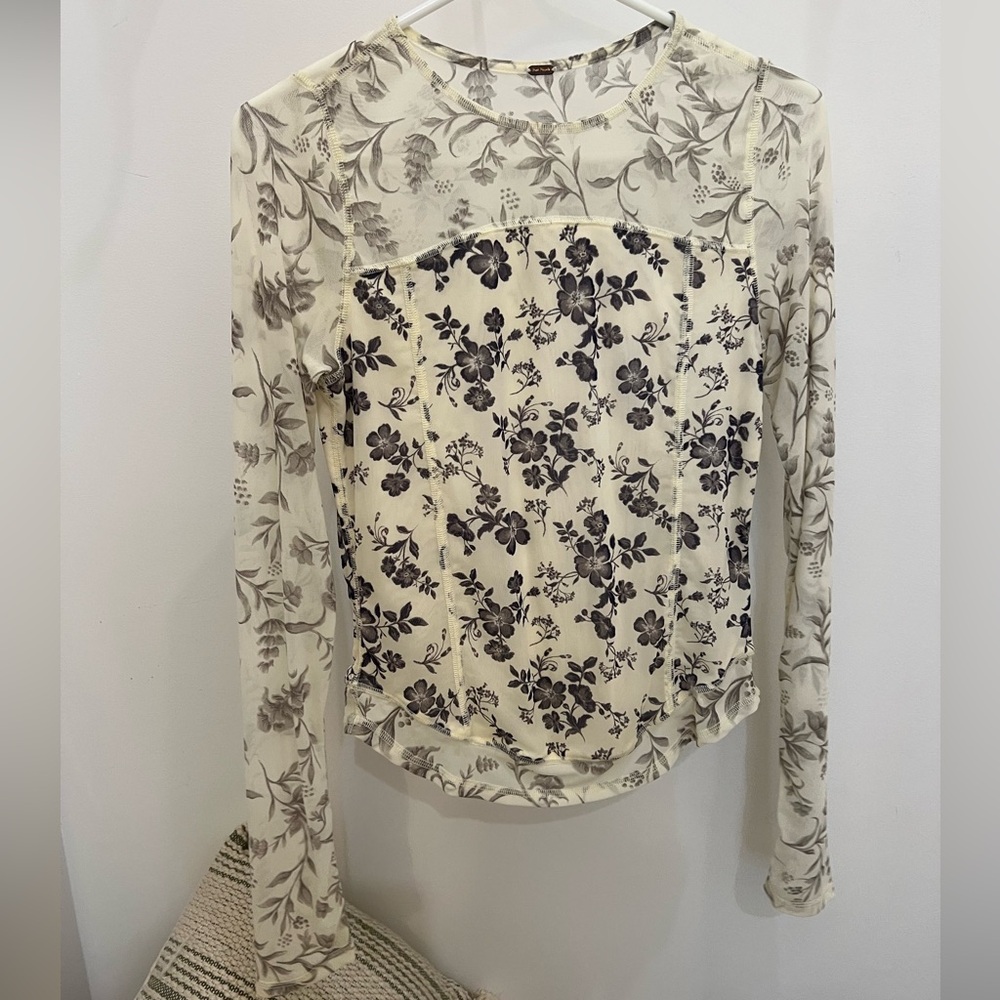Free People Floral Top